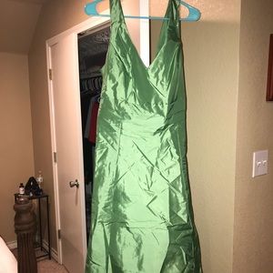 Green prom / bridesmaid dress from Davids Bridal
